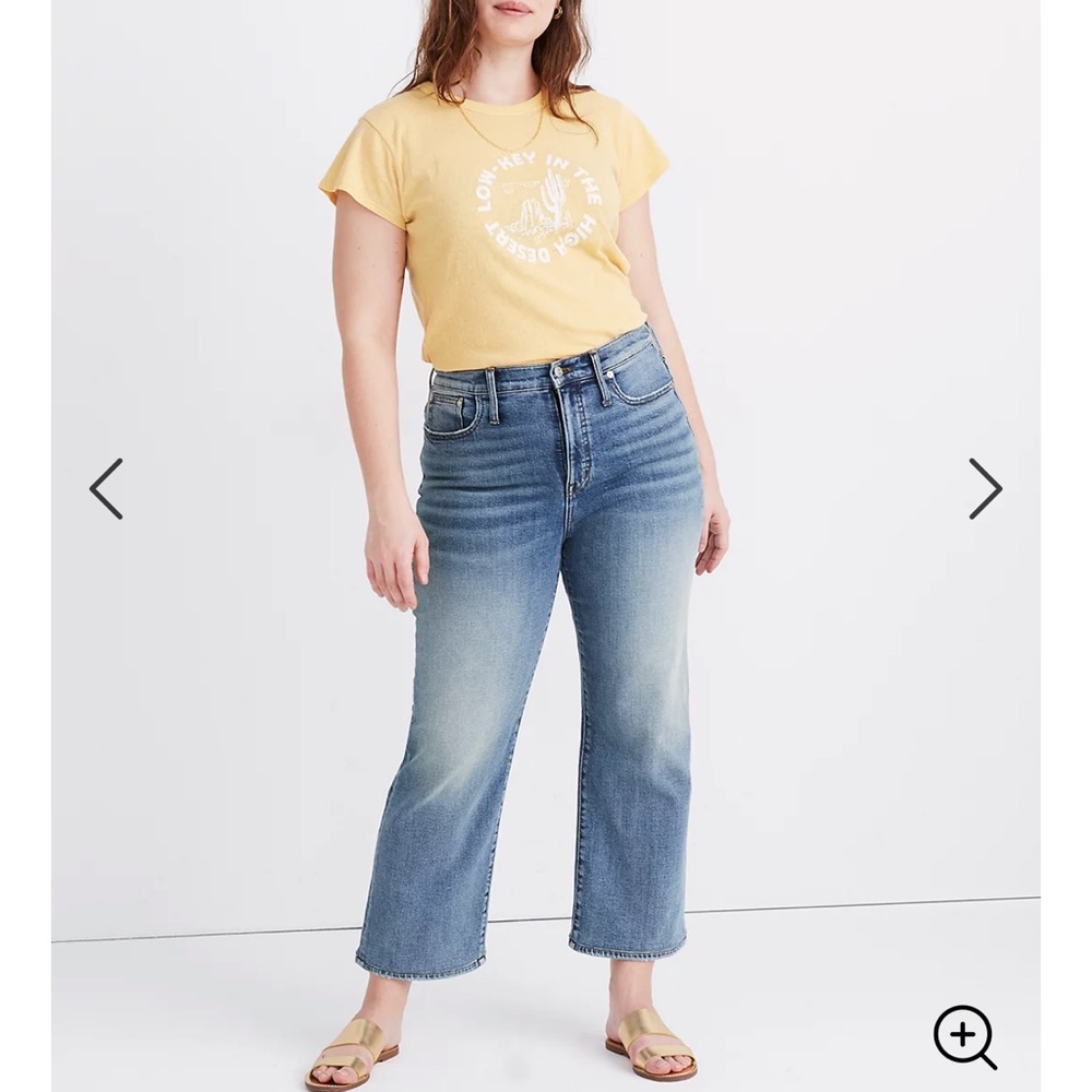 Madewell wide leg jeans